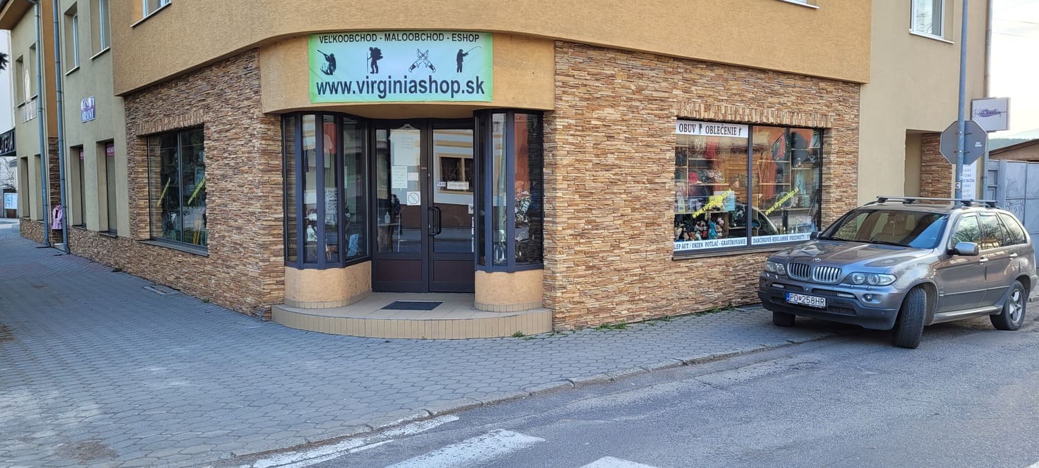 Virginiashop predajňa 21 mk